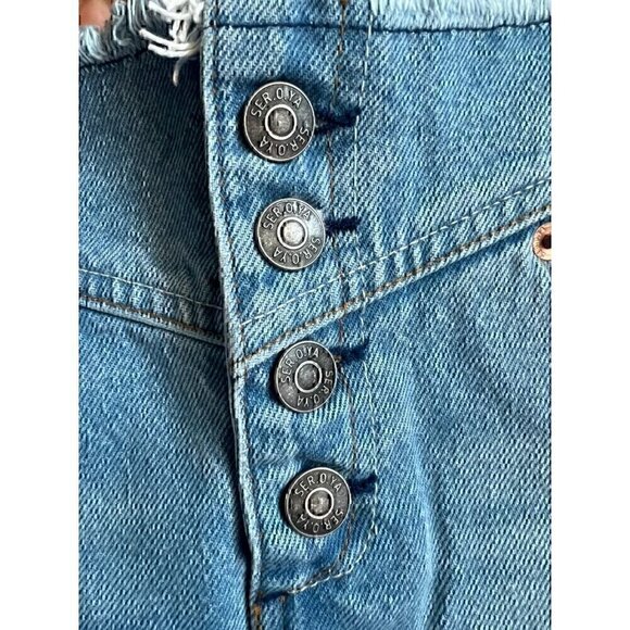 SER.O.YA KEENAN SKIRTS, 4 BOTTONS, , MINI SKIRT, SIZE 24 - Picture 4 of 5